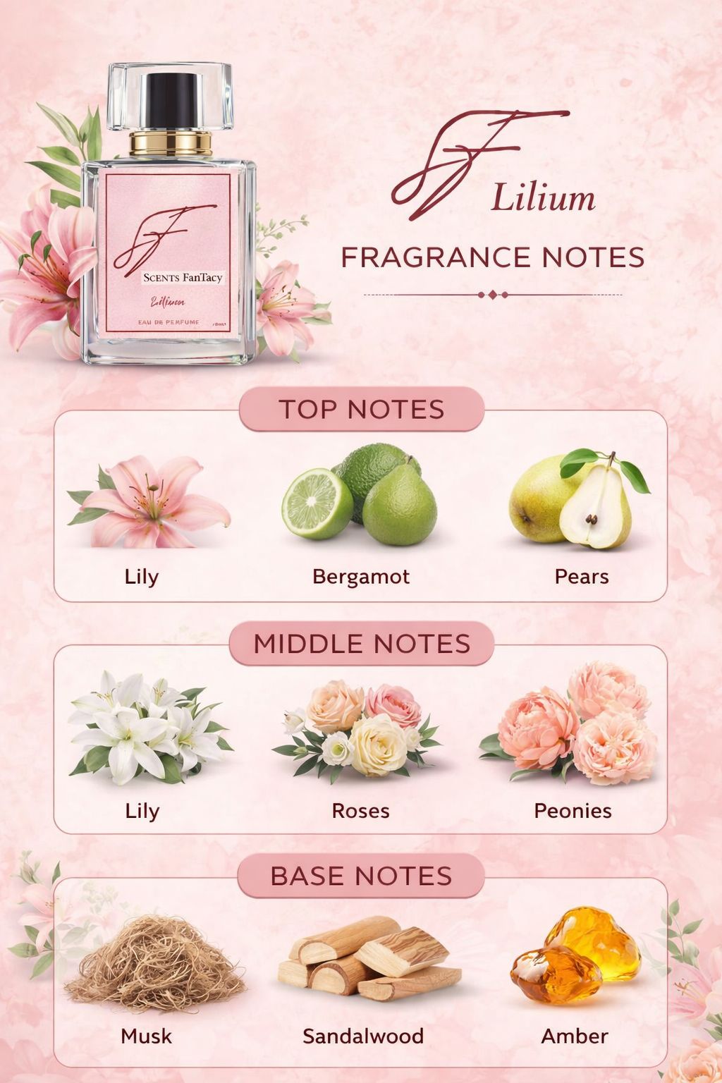 Lilium for Women – Floral Eau de Parfum | Scents Fantacy