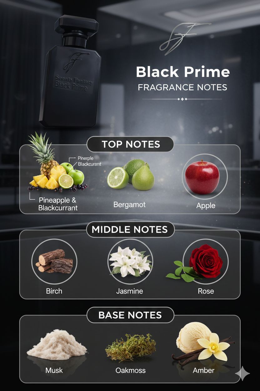 Black Prime for Men – Eau de Parfum | Scents Fantacy